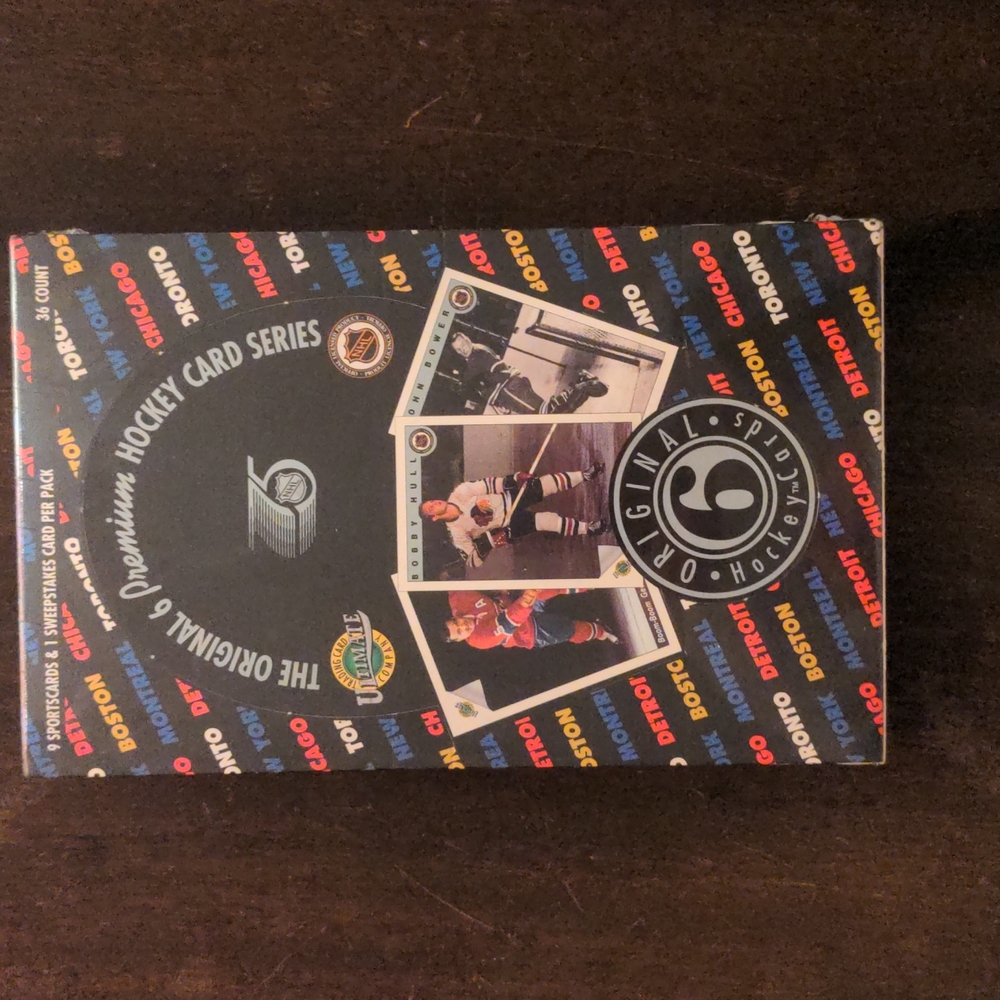 Sealed Box - The Original 6 Premium 1992 Hockey Cards